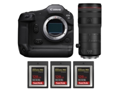 Canon EOS R1 + RF 70 200mm F/2.8 L IS Usm Z Negro + 3 Sandisk 128GB Extreme Pro CFExpress Tipo B + Libro electrónico “20 consejos para fotos impresionantes”