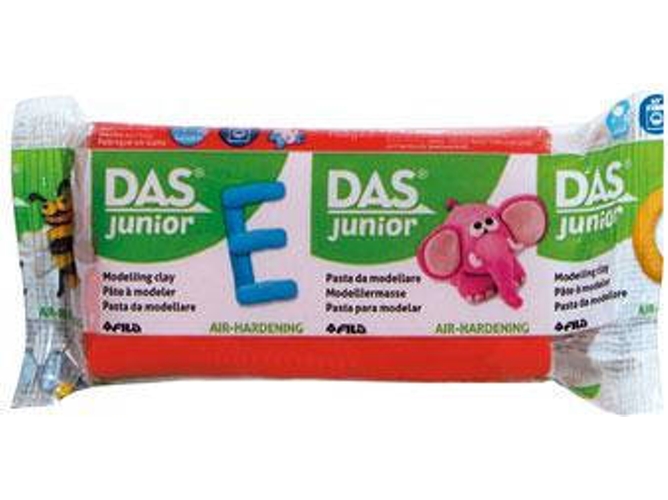 Plastilina DAS JUNIOR Rojo 100 g (Edad Mínima: 3 años)