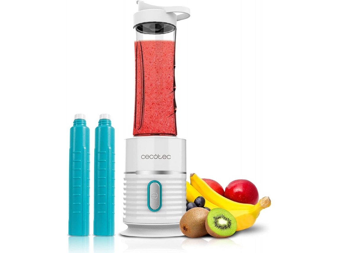 Batidora de Vaso Portátil para Smoothies Power Titanium 500 EasyGo CECOTEC