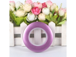 2026 Store-anillos De Cortina Silenciosos Deslizantes Grommets Redondos Antioxidantes Para Ducha Y Hogar Morado Mate