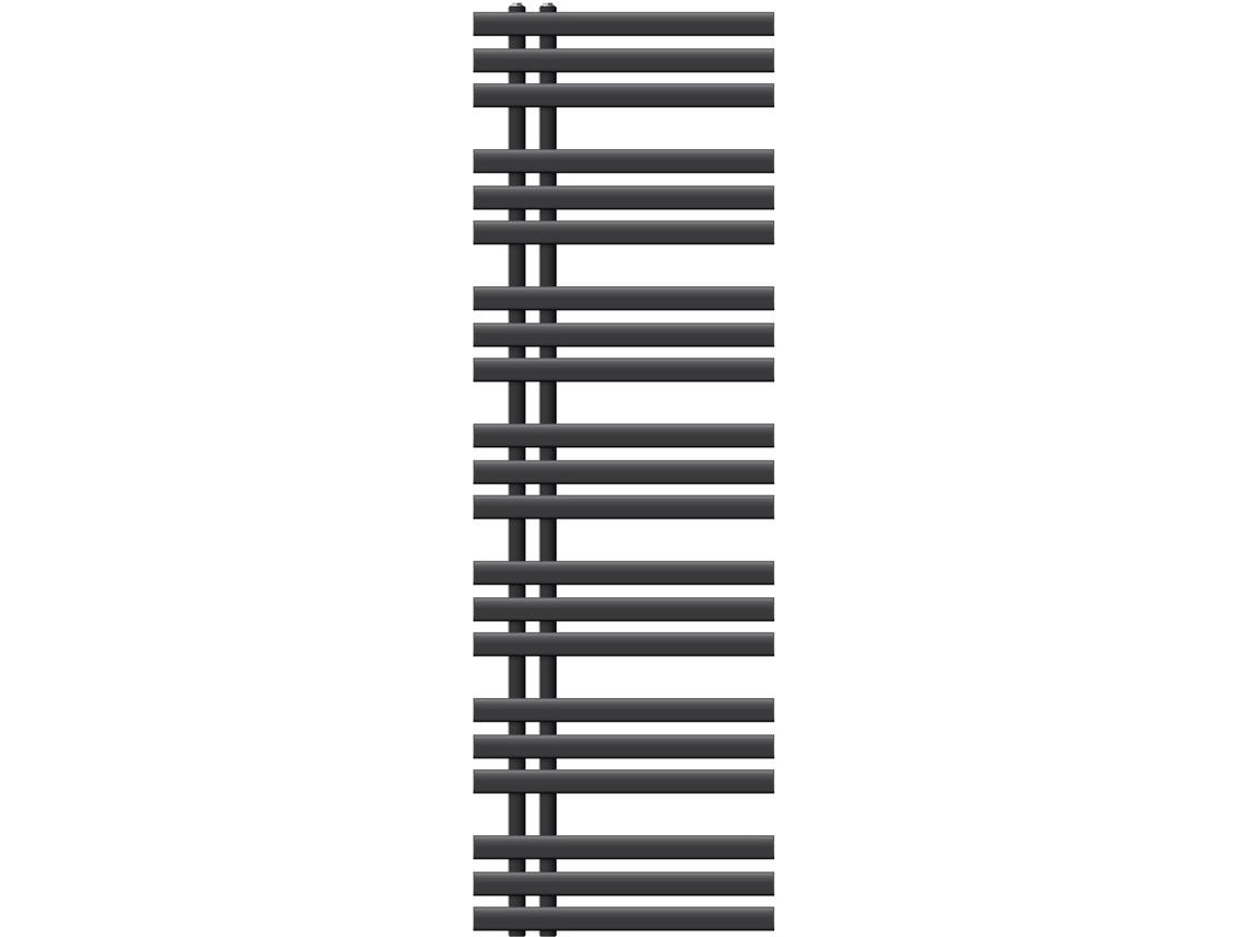 Radiador Toallero de Baño ECD Antracita (Acero - 50 x 160 x 3 cm)
