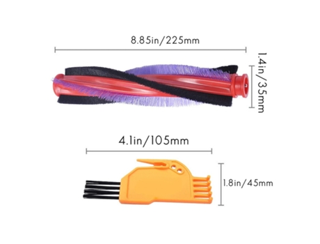 Rodillo de cepillo de repuesto para piezas de aspiradora Dyson V6 Dc59 Dc62 Sv03 Series, 225Mm