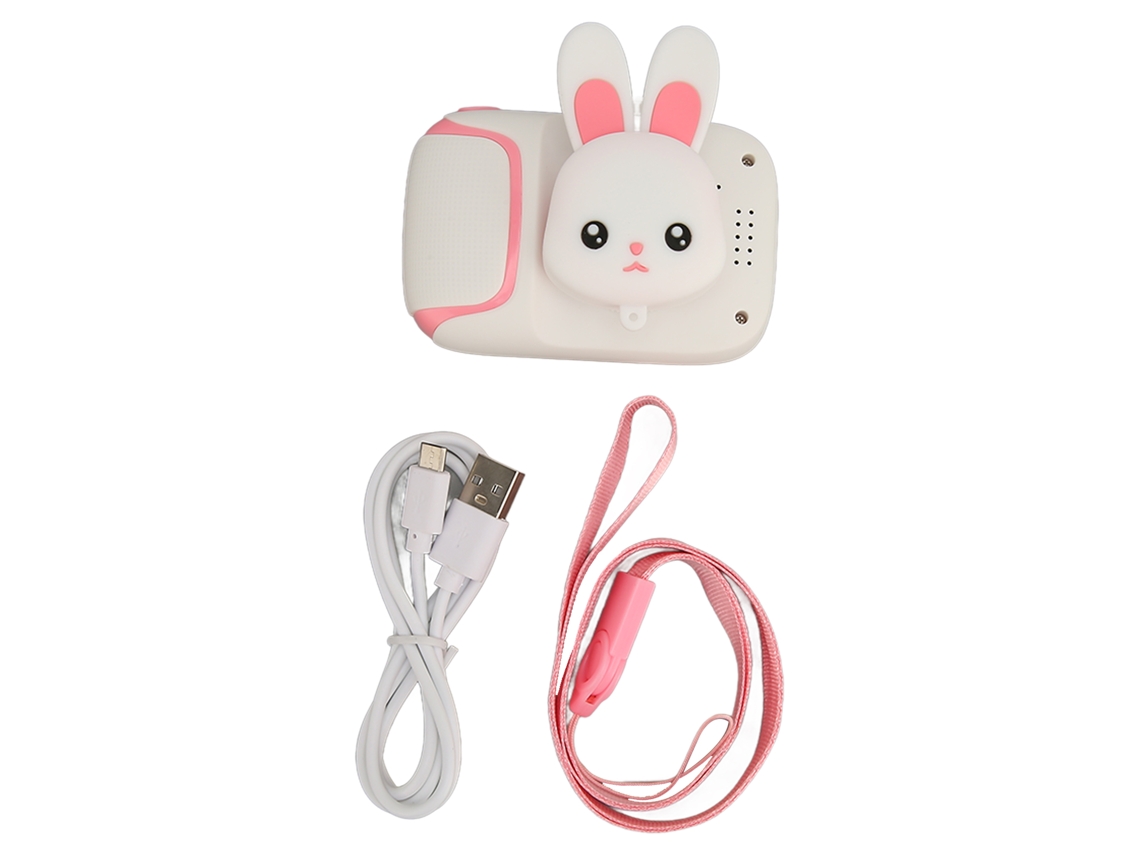 Cámara Digital Hd Para Niños Con Pantalla De Protección Ocular, 2 Pulgadas, Selfie Con Función Mp3 Para Niños De 3 A 9 Años, Rosa.
