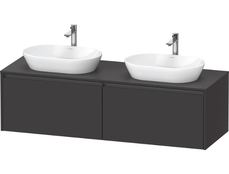 Mueble DURAVIT Ketho.2 bajo lavabo hueco para lavabo en ambos lados 1600x459x550mm K24889B