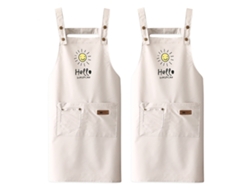 Mono Feminino De Pvc 2 Piezas, Mono Transpirable De Manga Larga, Antisuciedad, Para Cocina Y Uso Doméstico, Moda Verano
