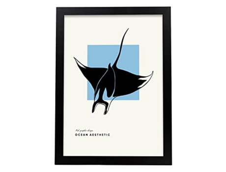 Poster NACNIC Pop Art Abstracto Manta Raya (A3)