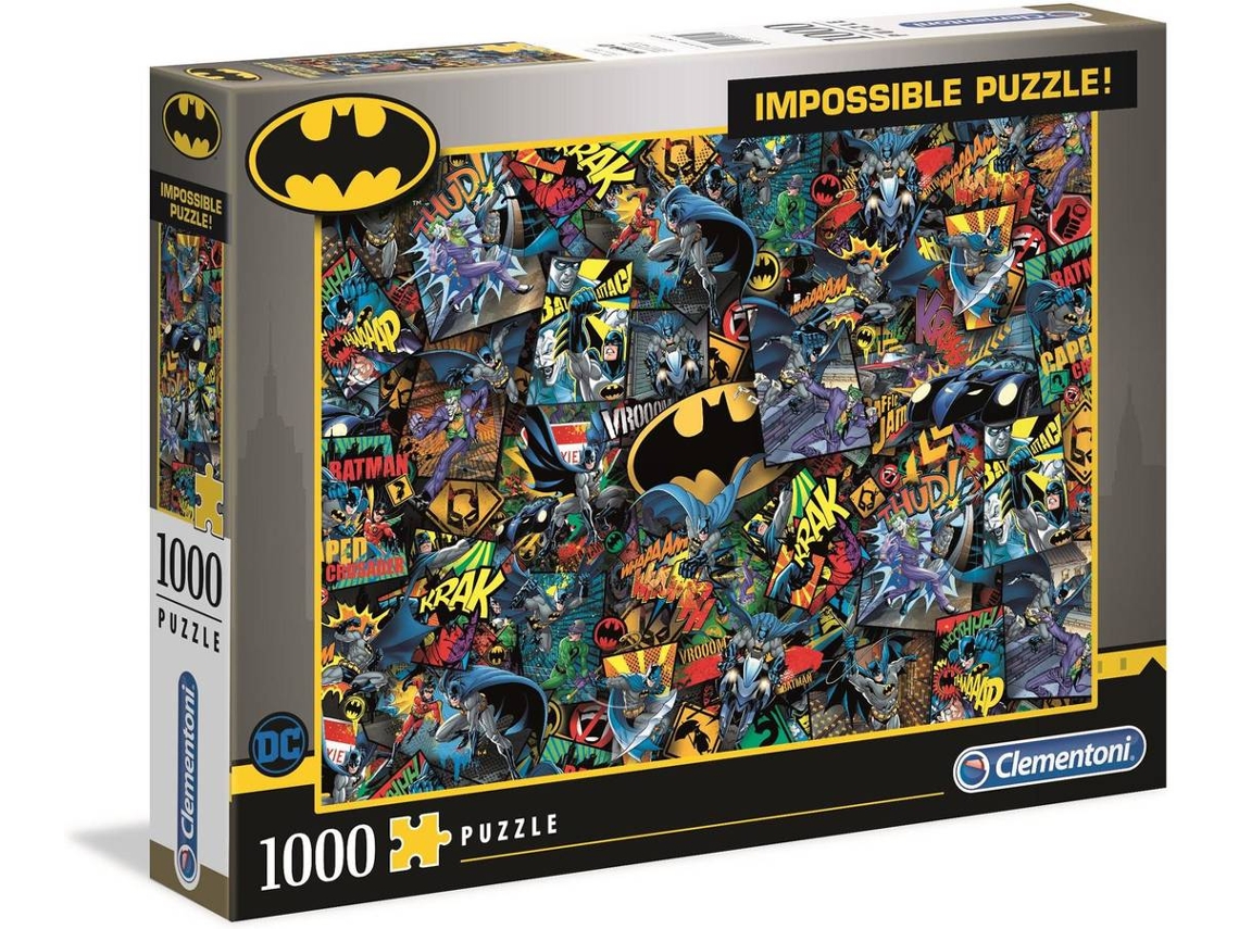 Puzzle CLEMENTONI Impossible Batman (Edad Mínima: 10 - 1000 Piezas)