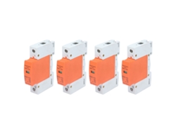 4 Protectores Contra Sobretensiones, 1 Unidad, Para Riel Din, 420 V, 60 Ka, Para Uso Doméstico.