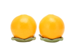 2 Latas De Cerámica Selladas Con Forma De Naranja Para Guardar Té Y Especias - Regalo De Cocina