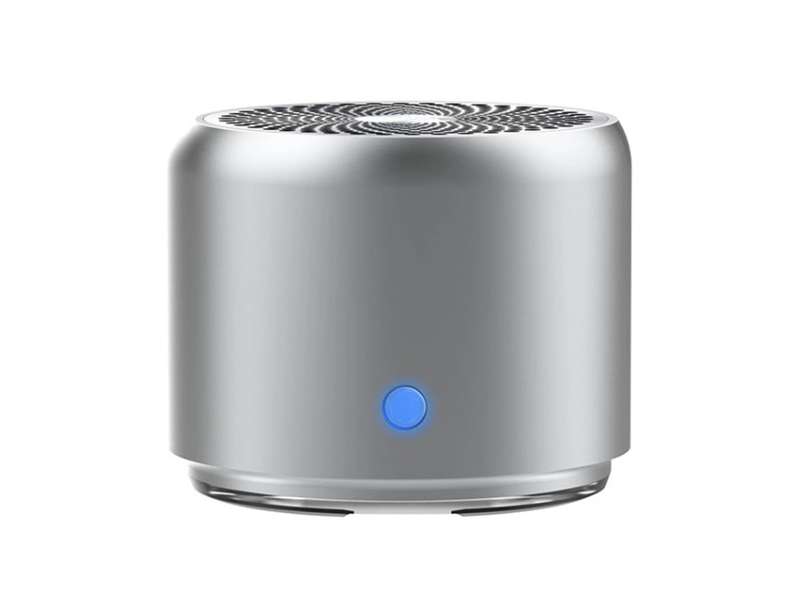 Mini altavoz Bluetooth con radiador de bajos personalizado, resistente al agua IP67, color plateado Lalamoli