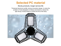 2026-luz De Crecimiento Led Plegable Espectro Rojo Y Azul Para Plantas Con Trellis De Tres Hojas