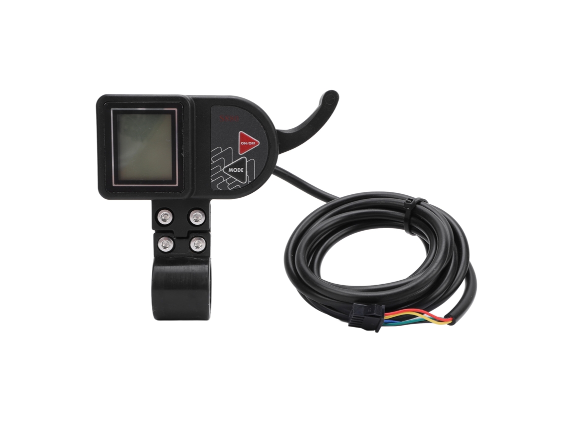 2026-panel De Bicicleta Eléctrica Con Pantalla Lcd, Luz De Fondo 3 Niveles, Impermeable, Medidor De Manillar 36v