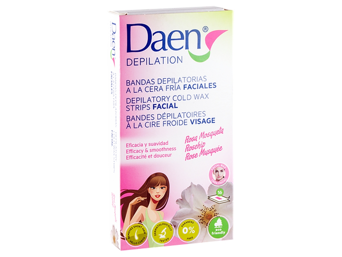 Depilación facial con rosa mosqueta Daen