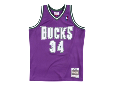 Camiseta MITCHELL & NESS Milwaukee Bucks Swingman Morado (M)