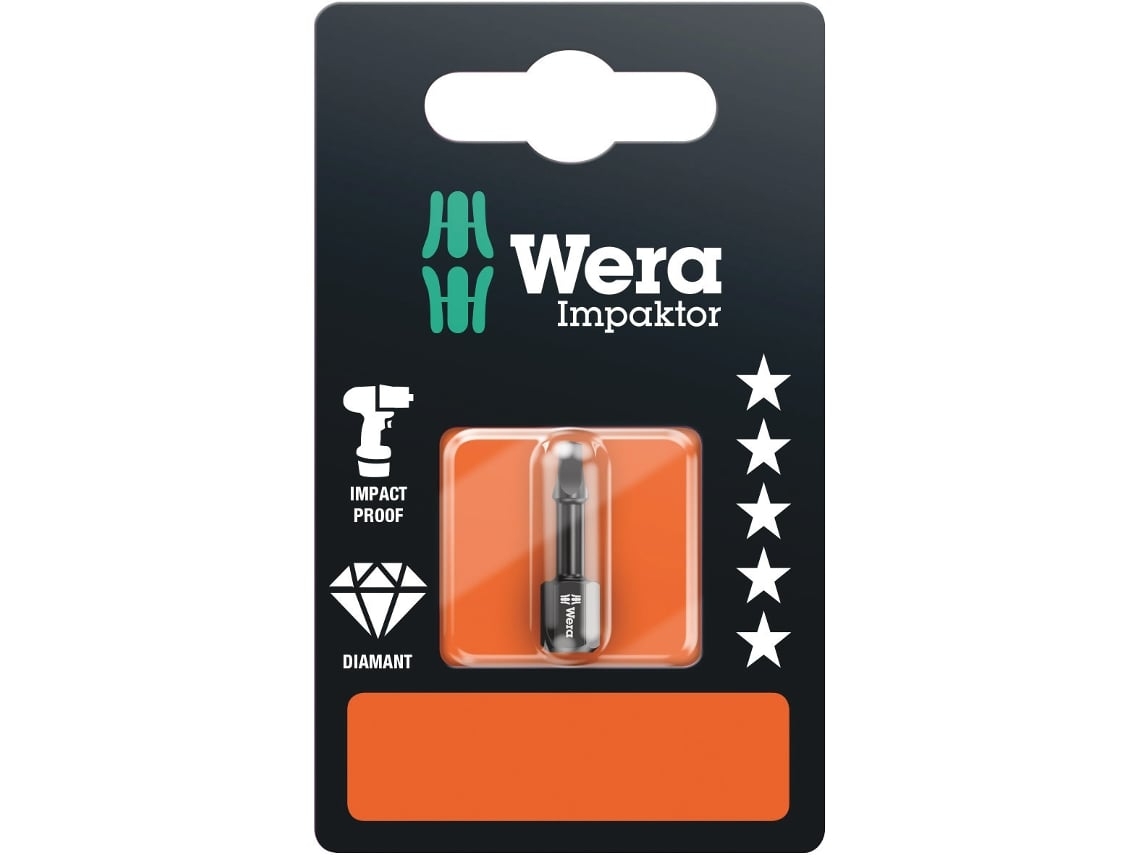 Punta cuadradas, Impaktor 868/1 IMP DC # 2 x 25 mm SB WERA 05073931001