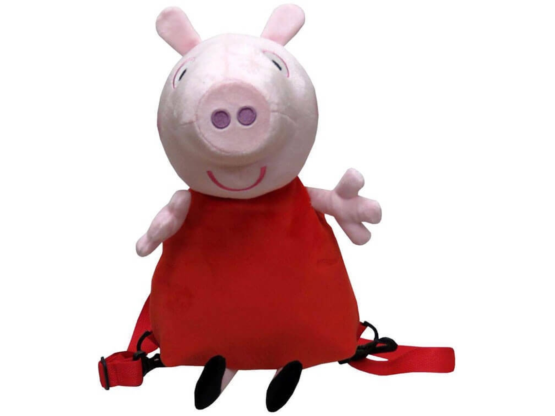 Mochila CYP Peppa Pig (Rojo - 30x18x18 cm - Poliéster)