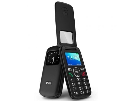 Teléfono Móvil Spc Titan View para Personas Mayores/ Negro DEPAU
