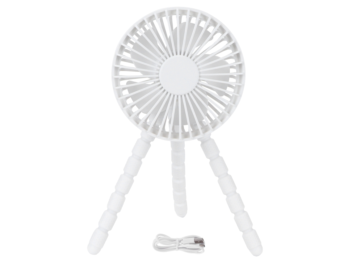 Ventilador USB portátil con soporte para teléfono móvil, escritorio, oficina o carrito.
