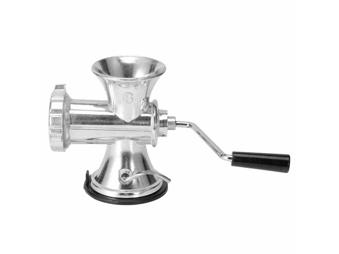 Picadora de carne manual de aleación de aluminio con embutidora para cocina doméstica | Sin marca