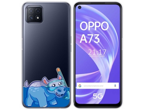 Carcasa Oppo A73 5G TUMUNDOSMARTPHONE Dibujos Transparente