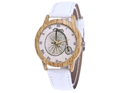 Reloj De Pulsera De Moda Con Correa De Lona Y Números Romanos Blancos.