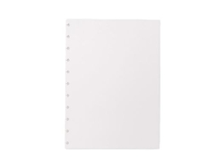Recarga de folhas lisas a5 para caderno inteligente 50 folhas
