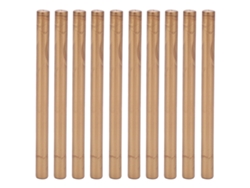 10 Barras De Cera Flexibles Sin Humo Para Sellar Sobres, Tarjetas Y Cartas Escritas A Mano, Color Oro Bronce Antiguo.