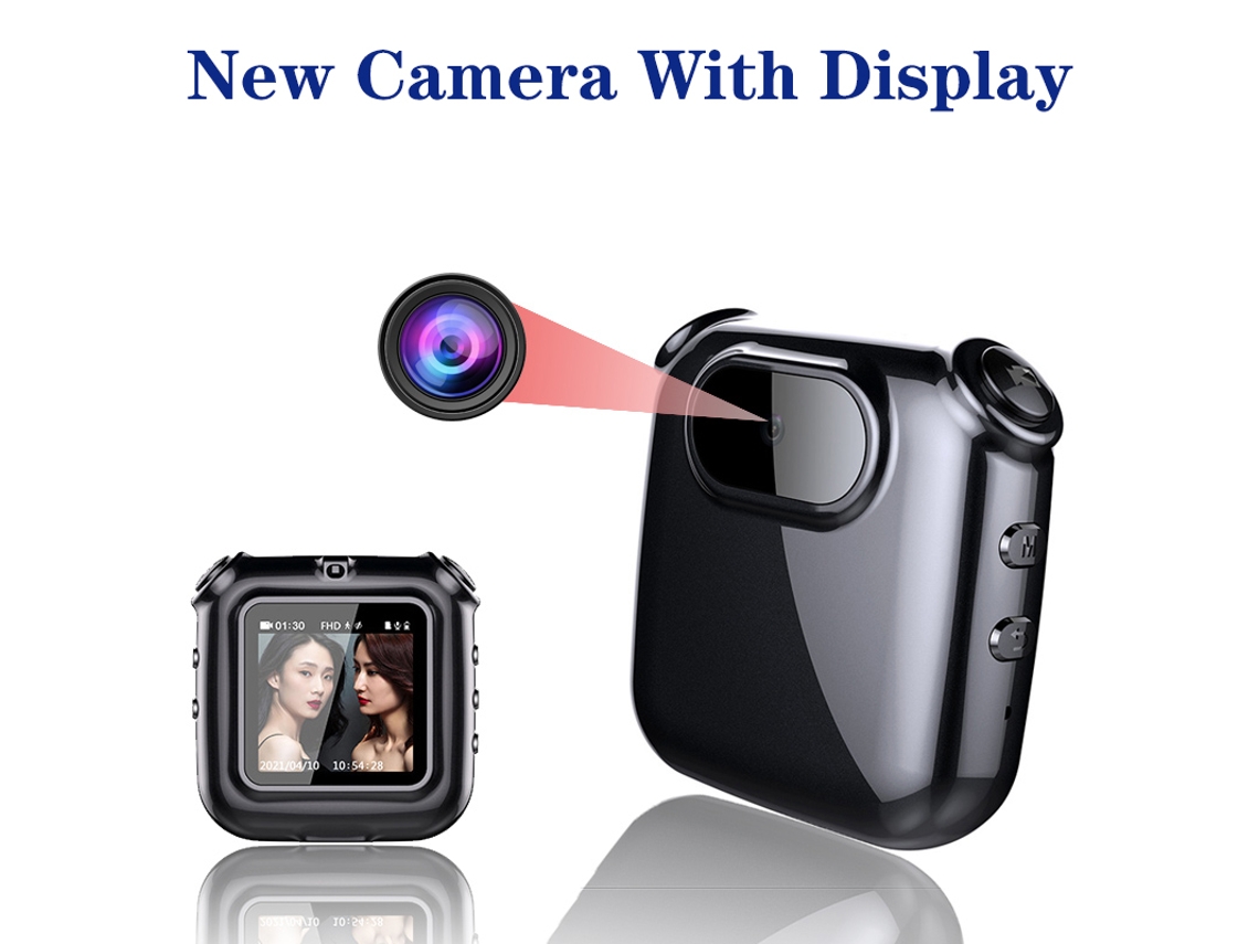 Mini Cámaracom Display 1080P Fhd
