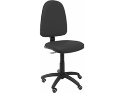 Silla Operativa PYC Ayna Negro (Brazos Ajustables - Similpiel)