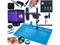 Conjunto de microscopio digital Earth Pro Mcep-0.5x + cámara Tucana Pro Kmtp-hdmi-usbi – Alta precisión | Base de silicona de 480 x 320 mm | Uso profesional