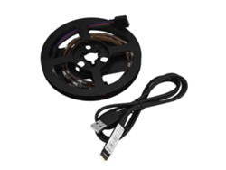 Tira Suave De Led Rgb Usb Impermeable Para Luz De Fondo De Computadora Y Tv 0.5m
