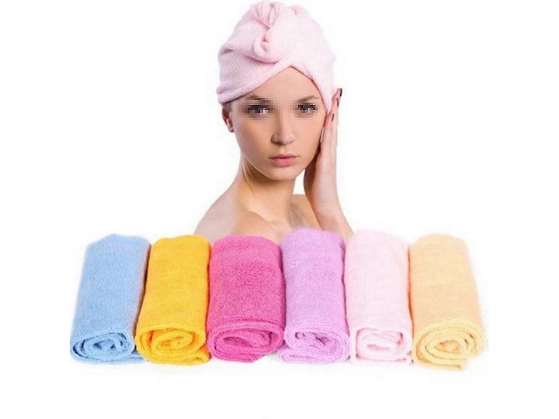 Gorro de microfibra para secar el cabello, 1 unidad, morado. Rosewell