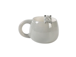 Ceramic Taza Charm i-Total Cat Gray 450ml XL2564