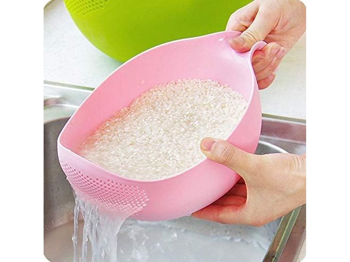 2026 - Escorredor de cozinha em plástico de qualidade alimentar com fecho de encaixe, dimensões 24 x 18 x 13 cm