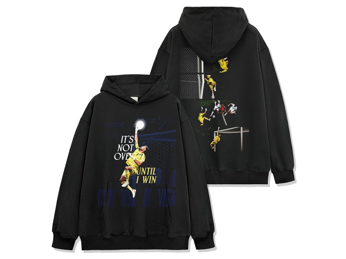 Sudadera Capucha Ancha Negra Talla Xxxl Cómoda Para Complexiones Grandes Fans De Vozinha Mundial 2026