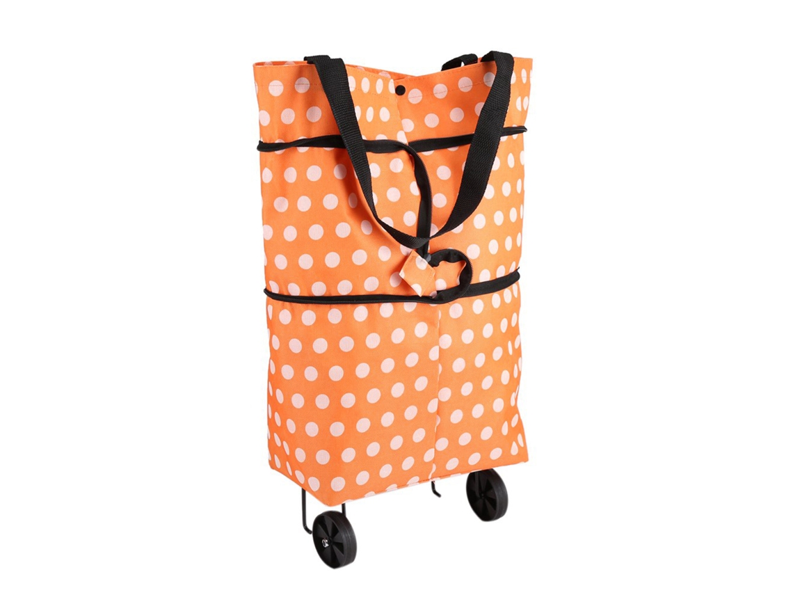 Rebe-bolsa De Compras Plegable Con Ruedas Y Tela Oxford