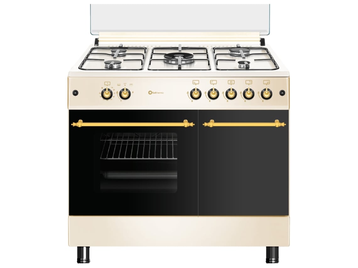 Estufa de Gas SOLTHERMIC Rústica Crema 90X60 F9Lt50G2-C