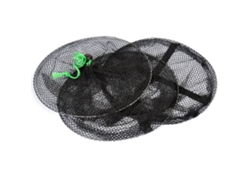 Jaula De Pesca Plegable Con 2 Capas De Malla Fina Para Peces Y Camarones - Accesorio De Pesca Duradero