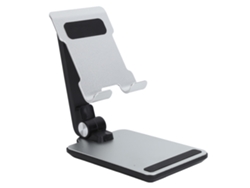 Soporte Para Teléfono (plegable, Portátil) Soporte De Aluminio Para Teléfonos Y Tabletas De Escritorio