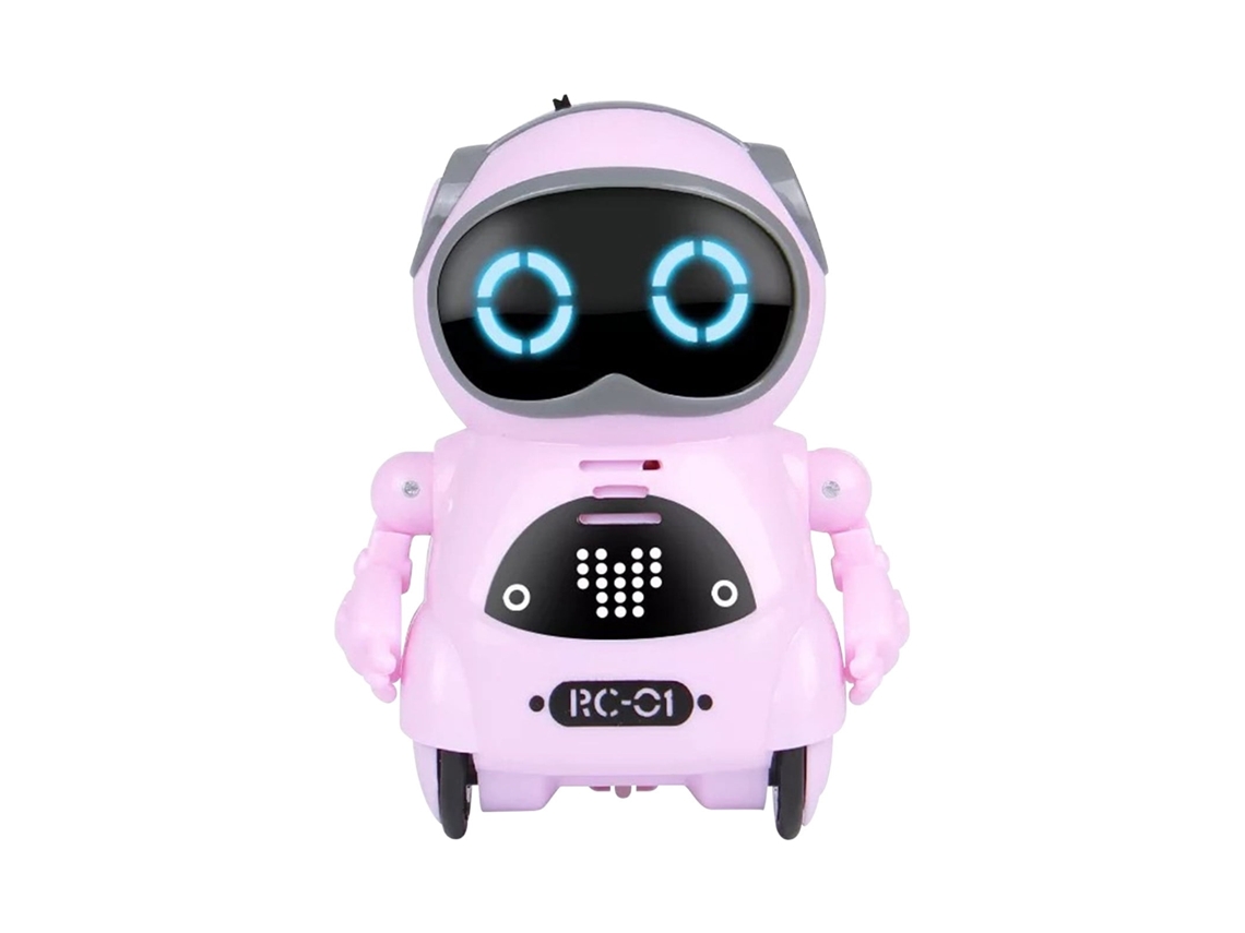Bolsillo Rc Robot Hablar Diálogo Interactivo Reconocimientos De Voz Grabar Cantar Bailar Rosa Gertiz
