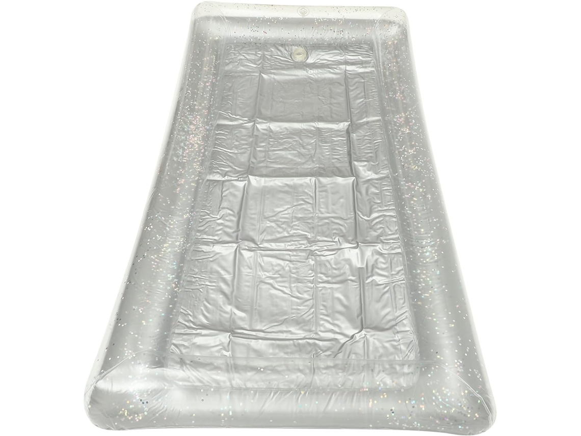 Suporte Transparente Para Piscina Inflável Com Compartimentos Para Gelo, Leve E