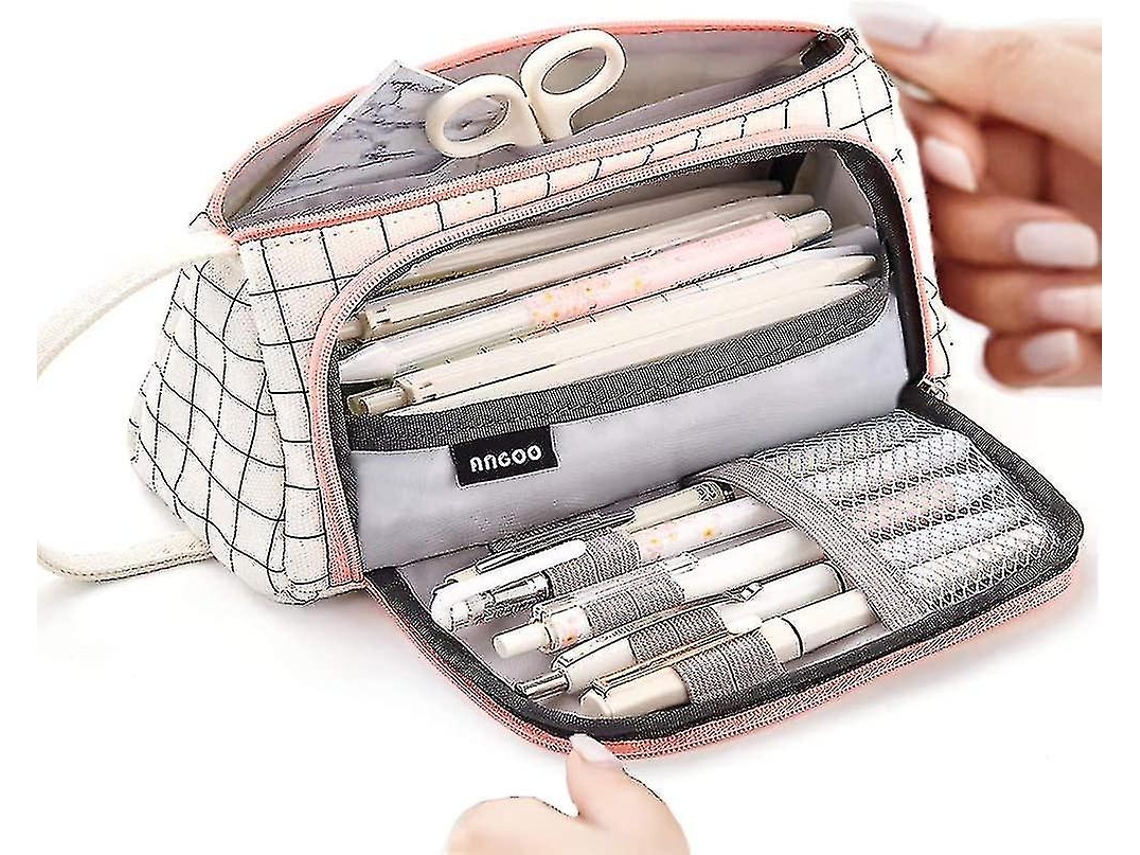 Estuche para lápices para niñas adolescentes Estuche para lápices con cremallera Wo Chennnls