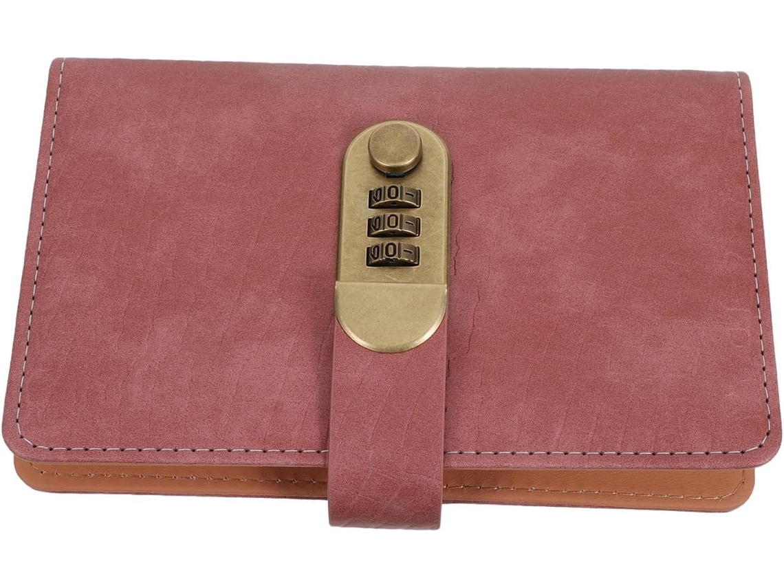 Libreta De Ahorros Con Cerradura, Libreta De Ahorros Protegida Con Contraseña, Efecto Pu