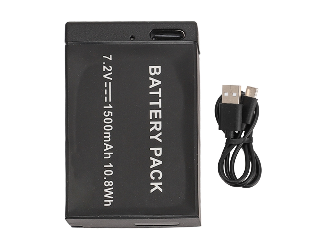 Bateria Mali LP E17 7.2V 1500mAh, com Carregador USB-C, para Câmeras R50, R10, R8, Rebel T8i, T7i, T6i, T6s