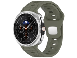 Correa para Samsung Galaxy Watch 8/8 Classic - Silicona con textura clásica de fútbol y hebilla de acero invertida