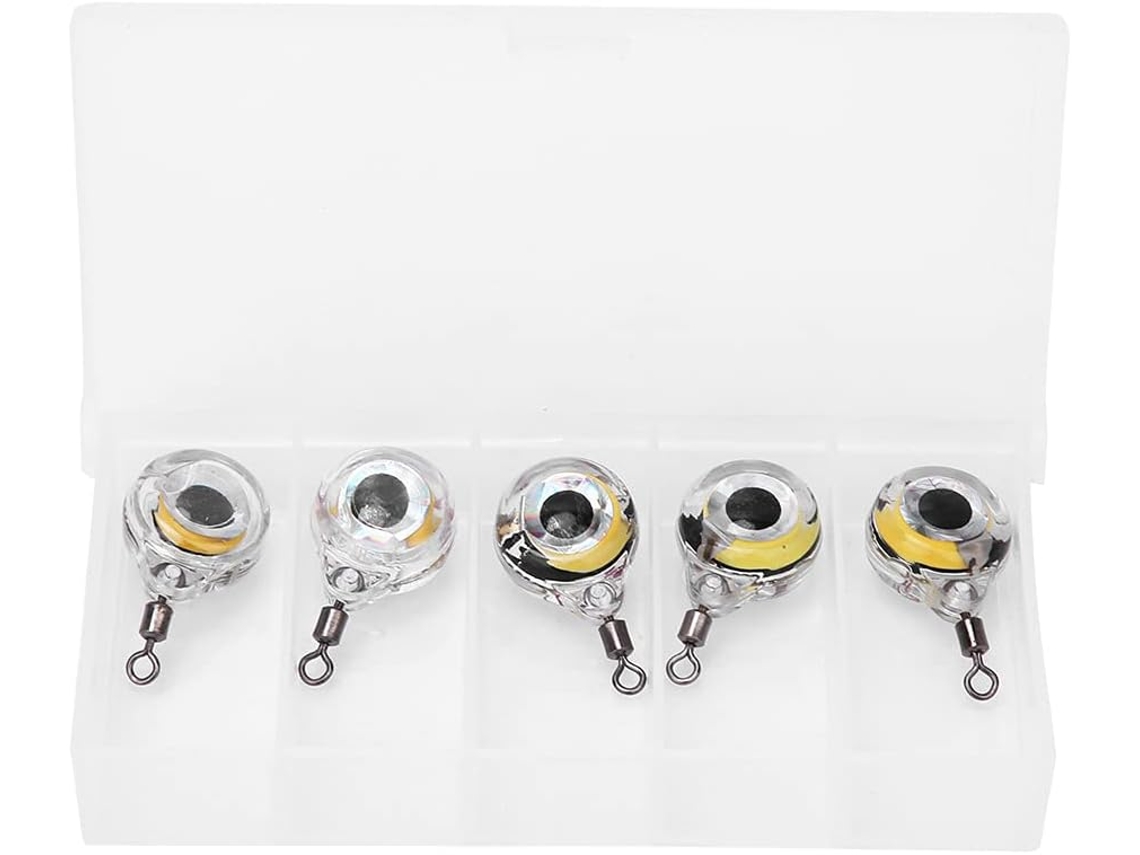 Juego De 5 Luces Led Subacuáticas Para Pesca Con Forma De Ojos - Atractores De Señuelos