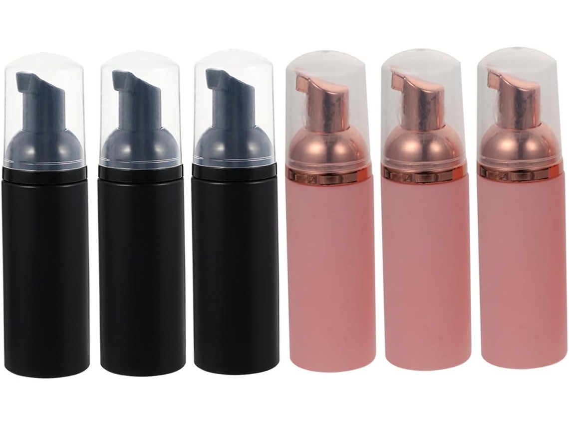 6pièces Flacons De Lotion Y Shampoing Rechargeables Con Pompe À Mousse Lot De Bouteilles Plasti...