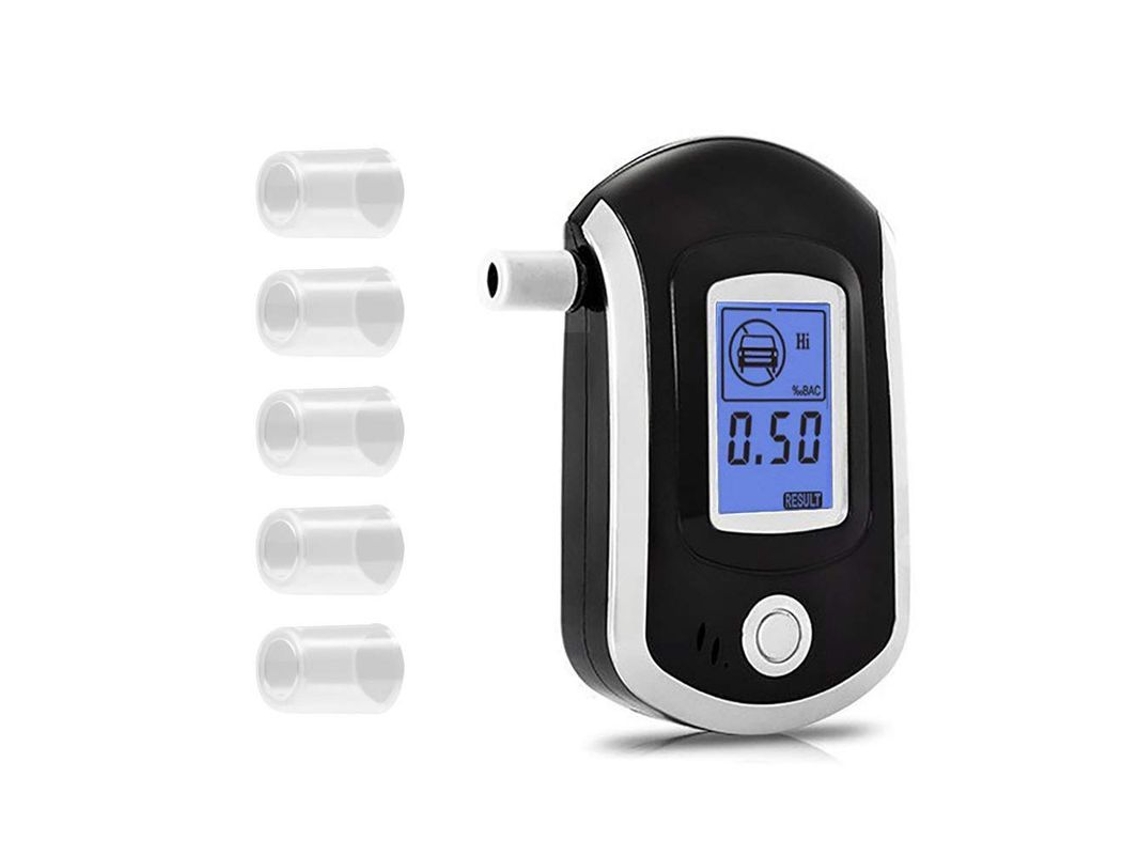 Alcoholímetro Digital Con Pantalla Lcd Y Sensor De Semiconductor Para Conducir Seguro