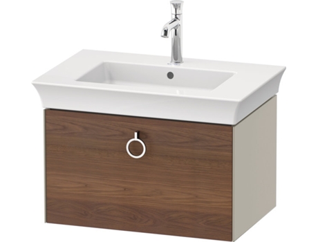 DURAVIT Tulip blanco, mueble de lavabo colgado en la pared, ancho 684 x fondo 458mm, con 1x extraíble, con tirador, WT42510