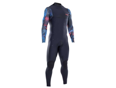 Fato Neoprene Manga Comprida Back Zip Seek Amp Semidry Dl 6/5 Mm Preto Xsion